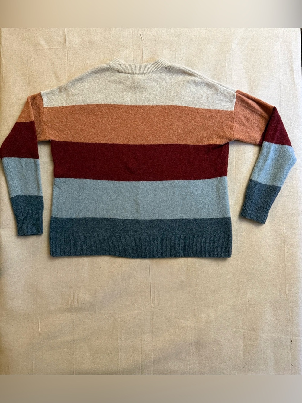Madewell Sweater Women’s Small Crofton Striped Pullover Wool Alpaca Blend - Picture 7 of 13